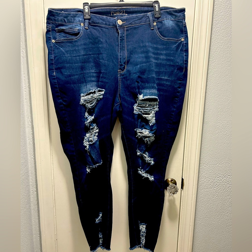 High-Rise Ankle Jeggings